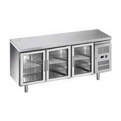 Hladni sto sa staklenim vratima Linea Refrigerati GN3100TNG